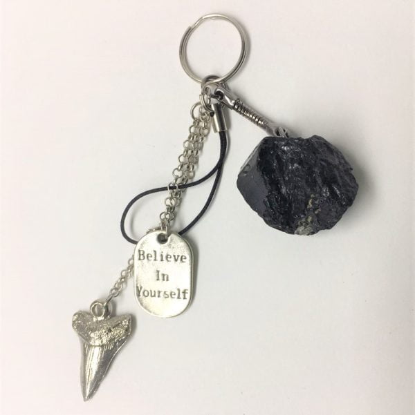 Black Tourmaline Key Chain