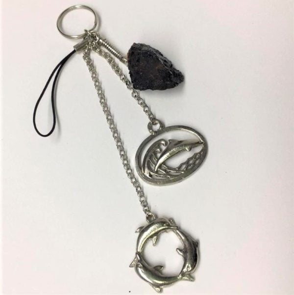 Black Tourmaline Key Chain