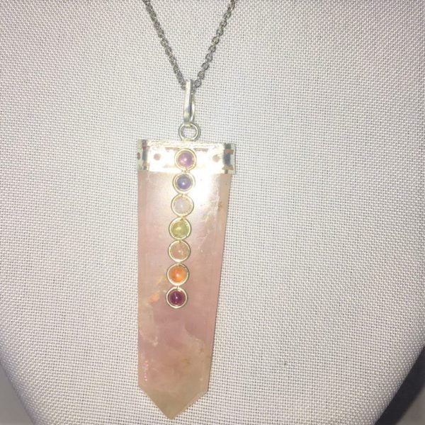 Esoteric Rose Quartz Chakra Necklace